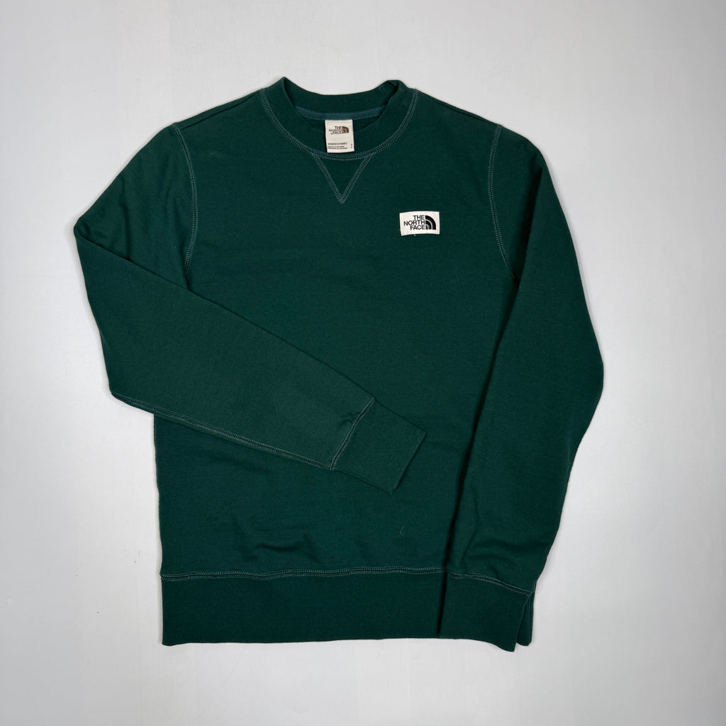 North Face Sweatshirt S Forest Green