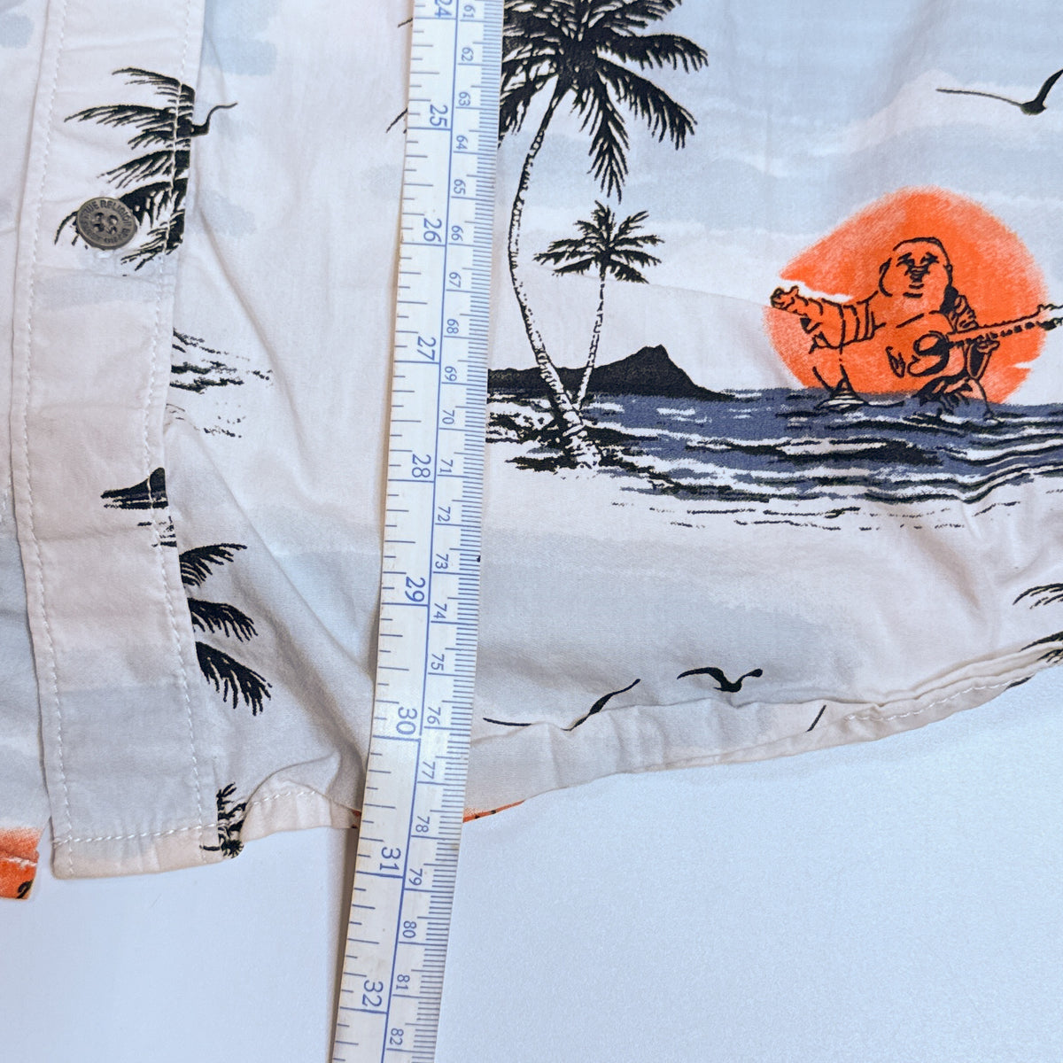 True Religion Tropical Button Up XL/L