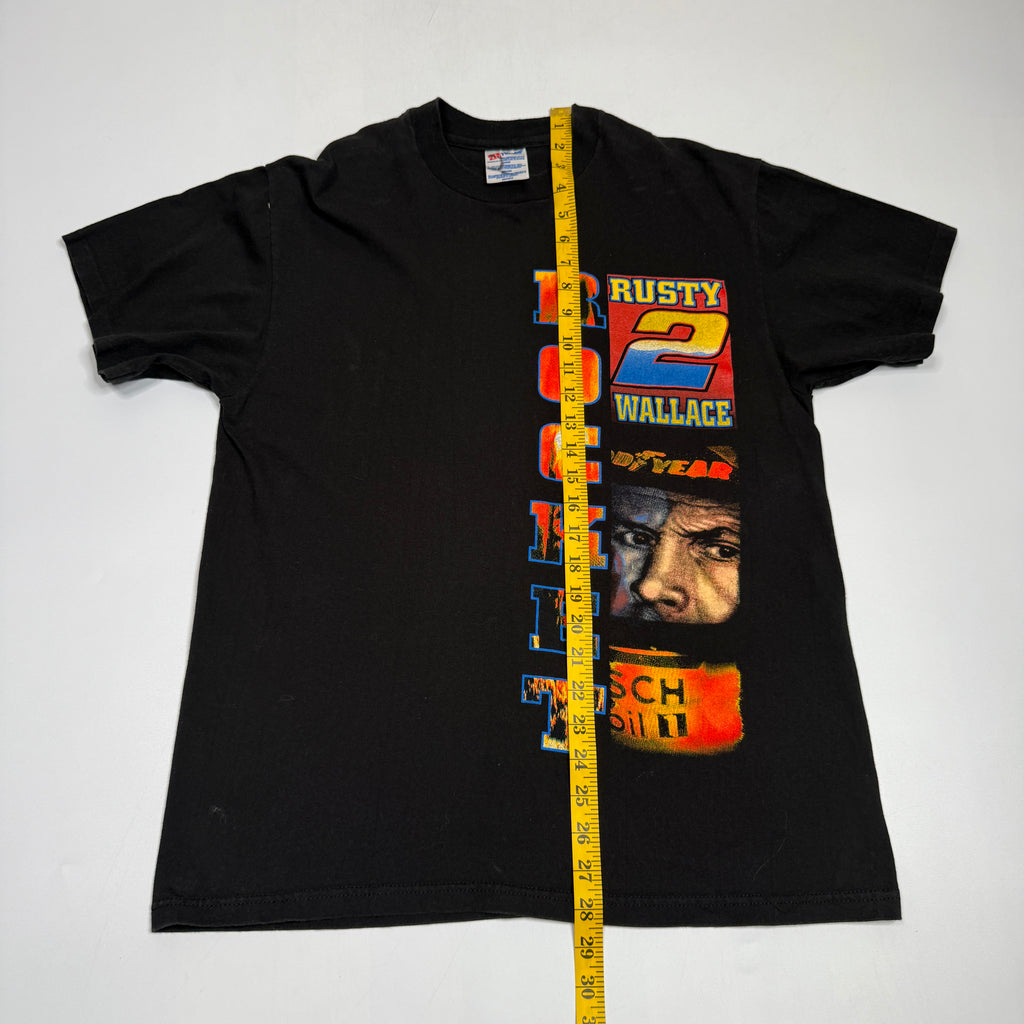 VTG 1998 Rusty Wallace Goodyear T Shirt L