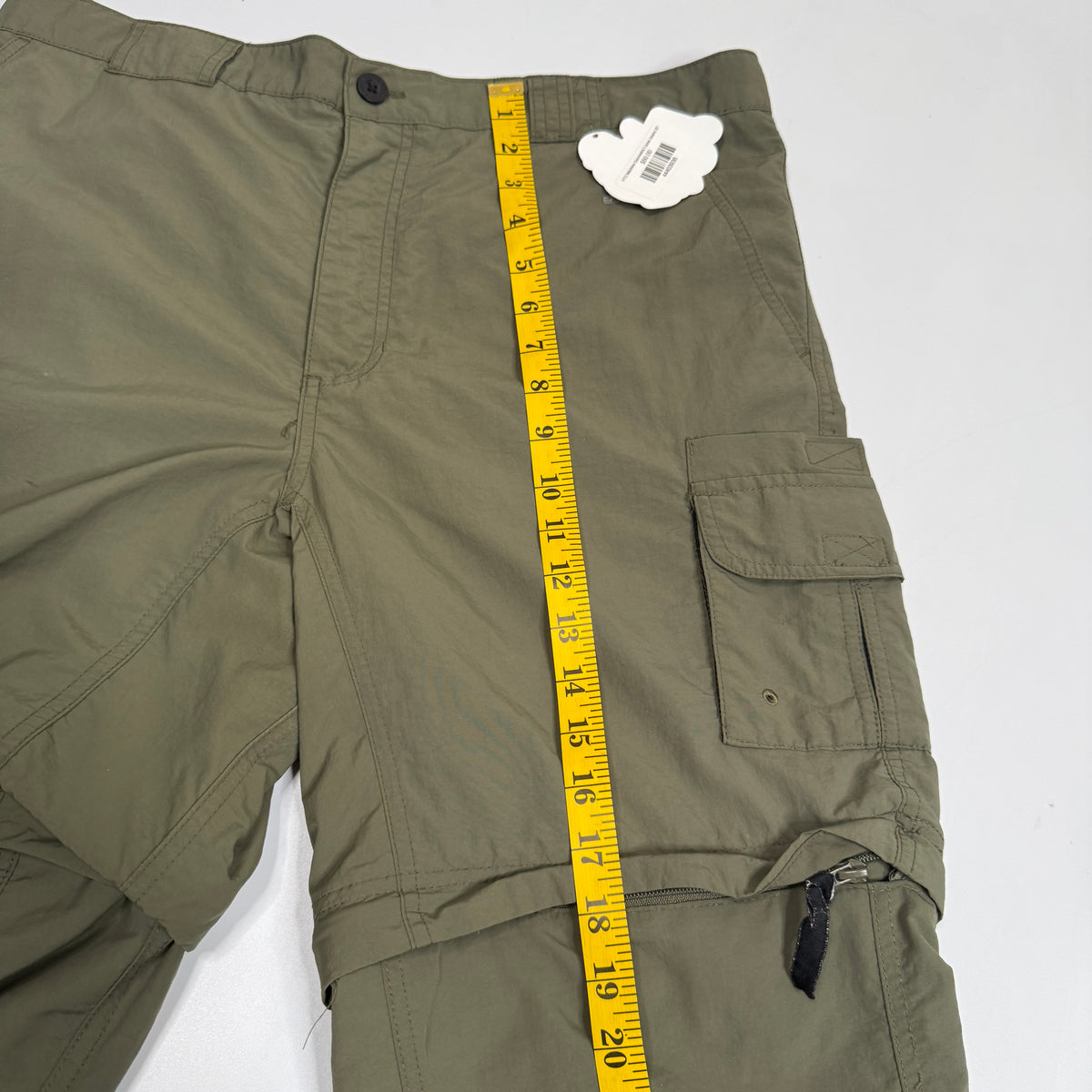 Y2K Magellan Outdoor Utility Cut Off Pants 36" Olive