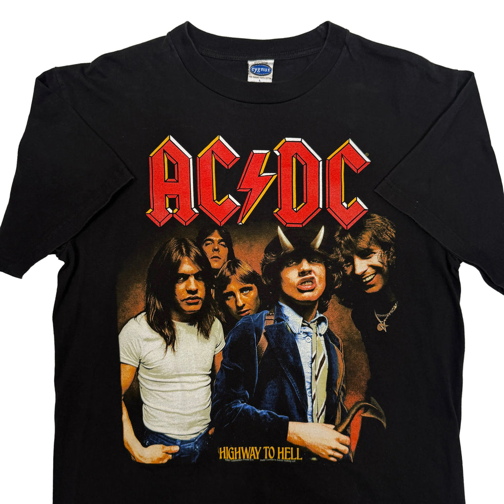 Y2K 2001 ACDC Highway to Hell T Shirt L