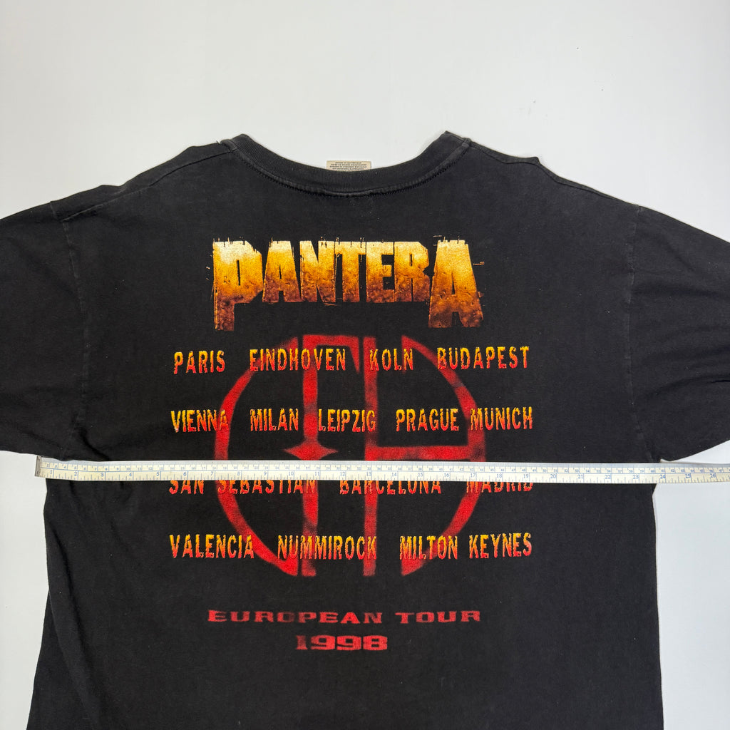 VTG Winterland 1999 Pantera World Domination Euro Tour T Shirt XL Black