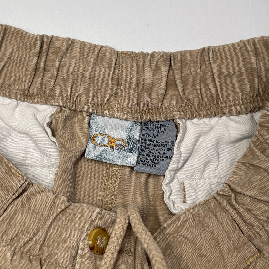 VTG Ocean Pacific Cargo Elastic Shorts 30" Khaki