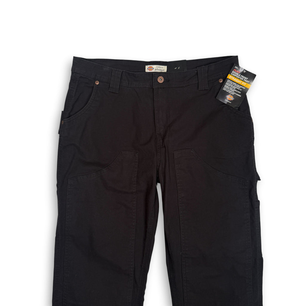 NWT Dickies Double Front Carpenter Straight Fit Pants 34" M/L Black