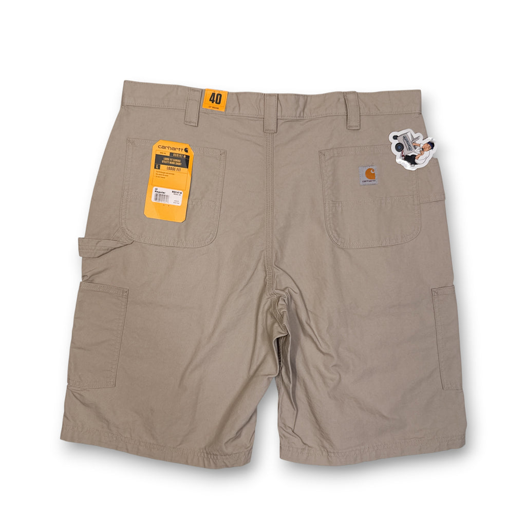 NWT Carhartt Loose Fit Canvas Utility Work Shorts 40" Tan
