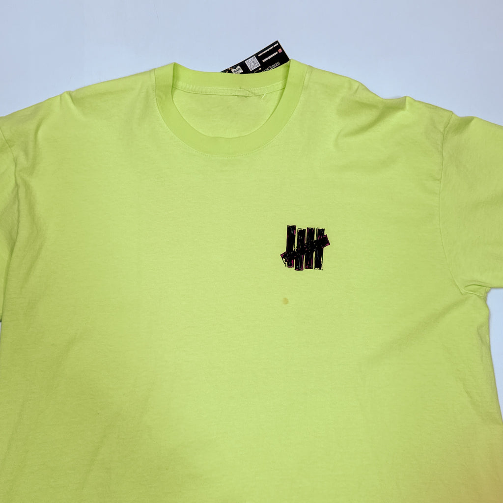 Undefeated Soccer Neon T Shirt 2XL