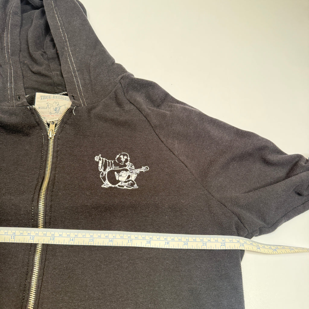 Y2K True Religion Buddah Full Zip Hoodie M/L