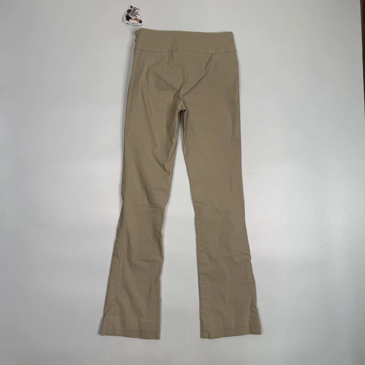 Y2K Guess Jeans Low Rise Side Zip Flare Pants 27" S/M Khaki