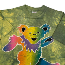 Load image into Gallery viewer, VTG 1994 Grateful Dead Dancing Bear Green Tie Dye T Shirt L