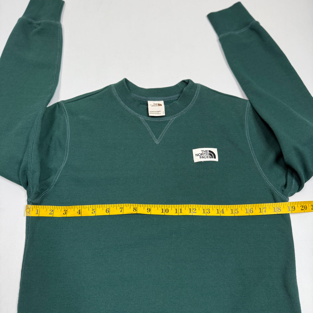 North Face Sweatshirt S Forest Green