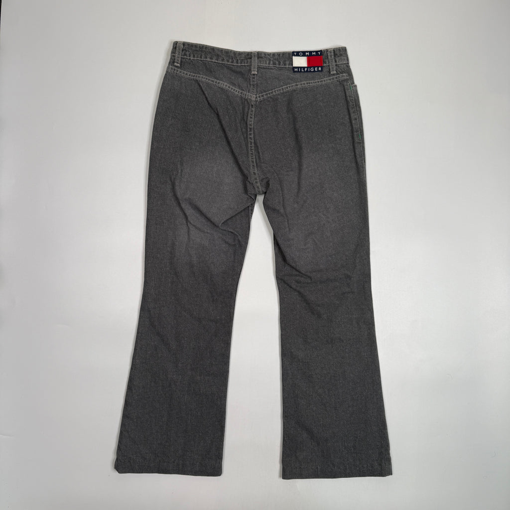 Y2K Tommy Hilfiger Bootcut Jeans 30" M Grey