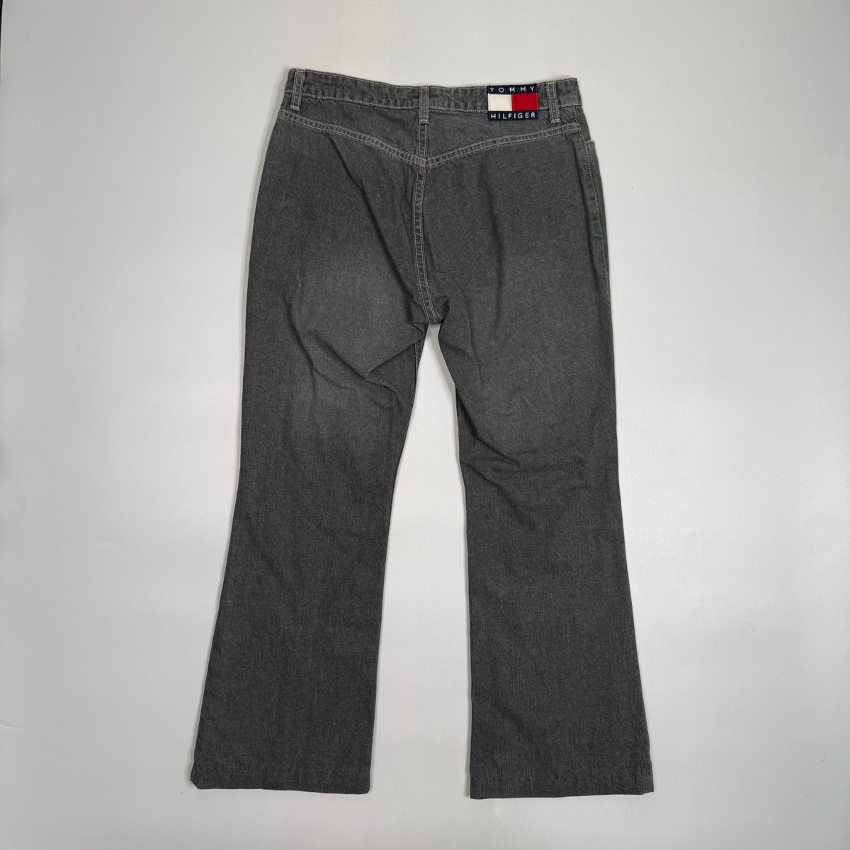 Y2K Tommy Hilfiger Bootcut Jeans 30" M Grey