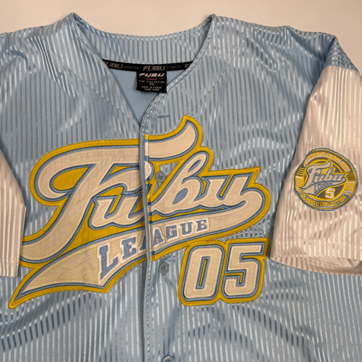 Y2K Fubu League Baseball Jersey 2XL