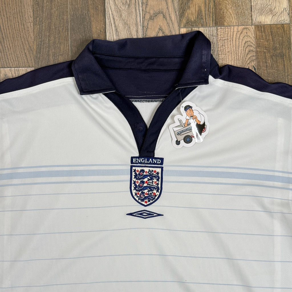 Y2K 2003 Umbro England Soccer Jersey L Home