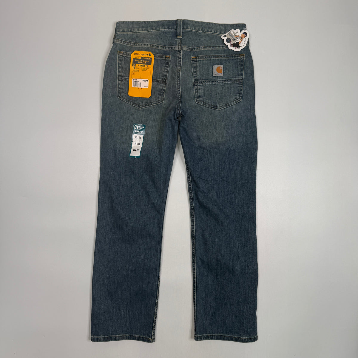 NWT Carhartt Relaxed Straight Rugged Flex Jeans 31" Superior