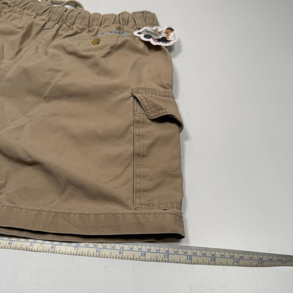 VTG Ocean Pacific Cargo Elastic Shorts 30" Khaki