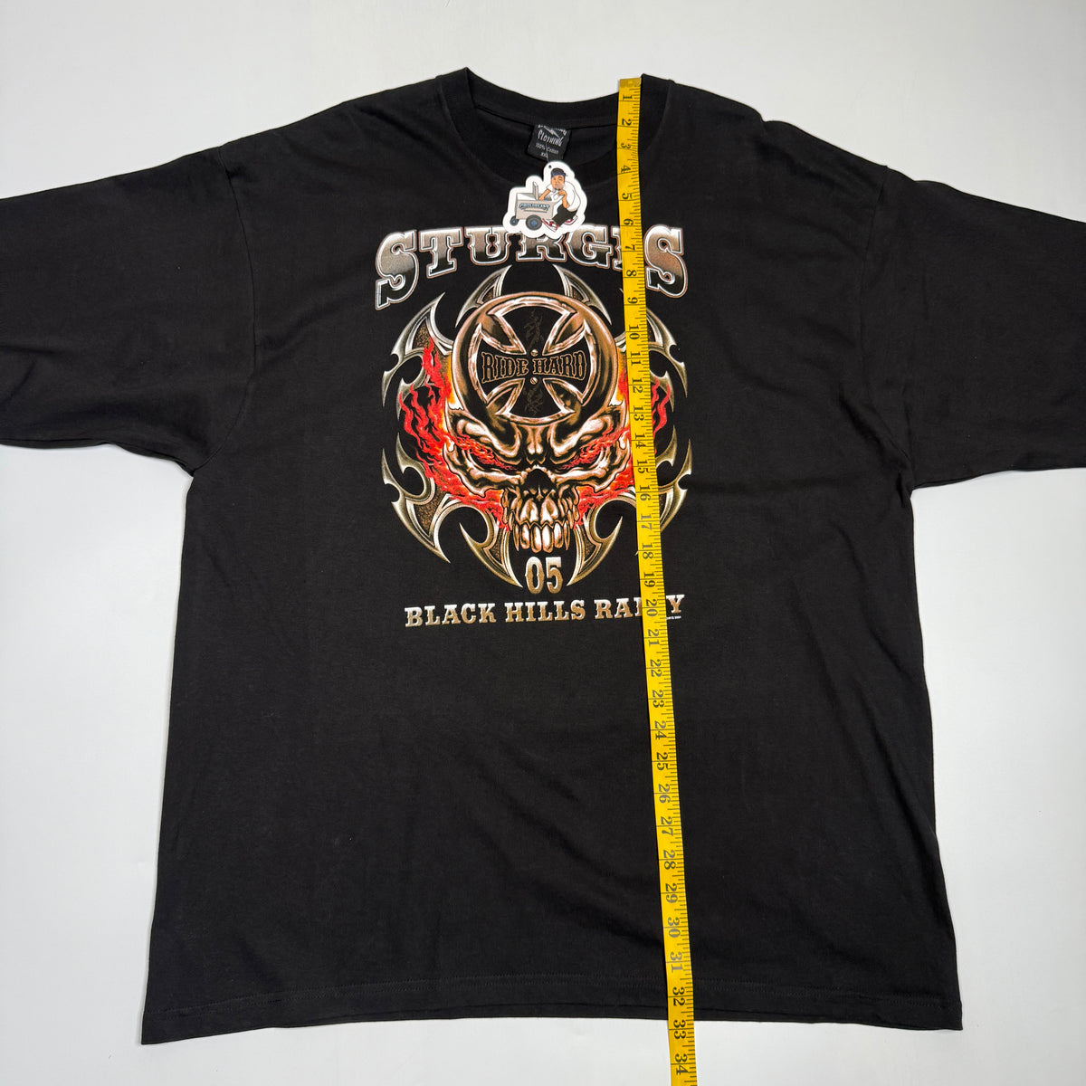 Y2K 2005 Sturgis Black Hills Rally South Dakota T Shirt 2XL