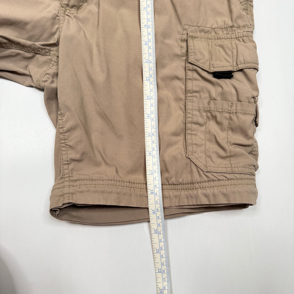 Y2K BC Clothink Outdoor Utility Shorts 34" Tan
