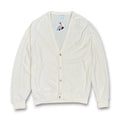 VTG Izod Acrylic Cardigan L Ivory