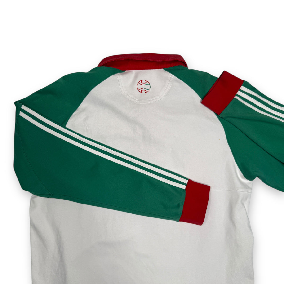 2007 Adidas Mexico Rugby Polo L/S Shirt L