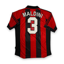 Load image into Gallery viewer, VTG 1998 Adidas AC Milan Maldini Jersey M/L