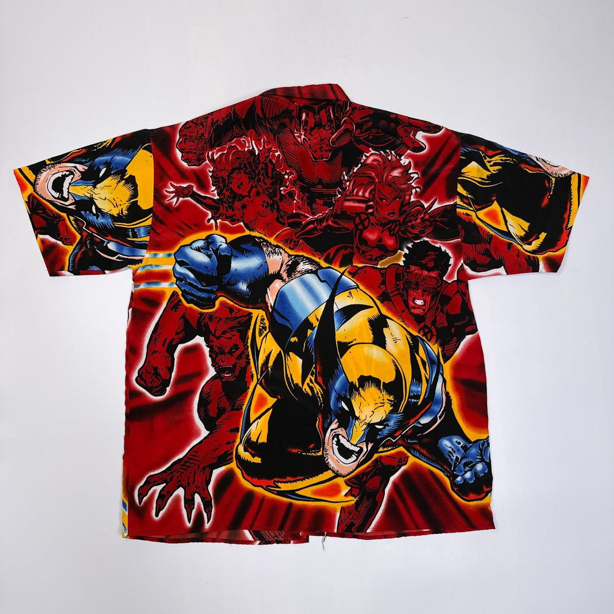 VTG 2001 Marvel Wolverine X-Men Button Up XL/2XL