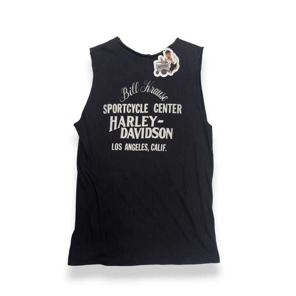 VTG 1982 Harley Davidson Tank Top S/XS Black