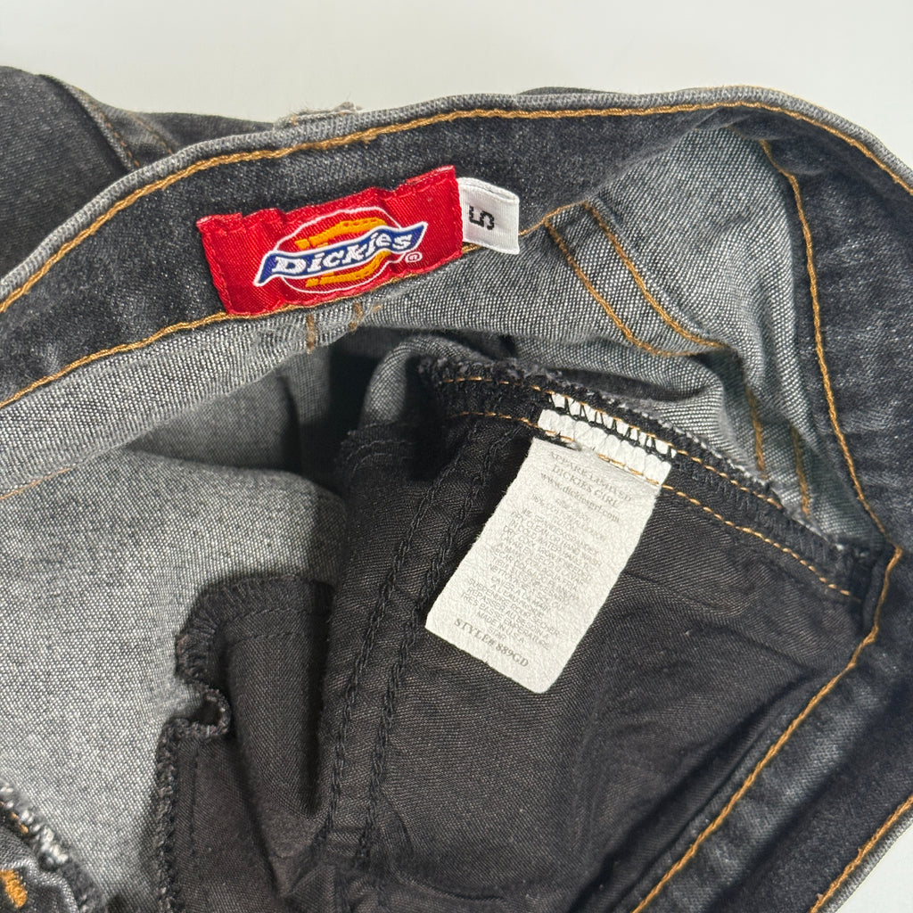 Y2K Dickies Y2K Denim Bootcut Low Rise Pants 29" S/M Black