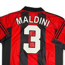 Load image into Gallery viewer, VTG 1998 Adidas AC Milan Maldini Jersey M/L