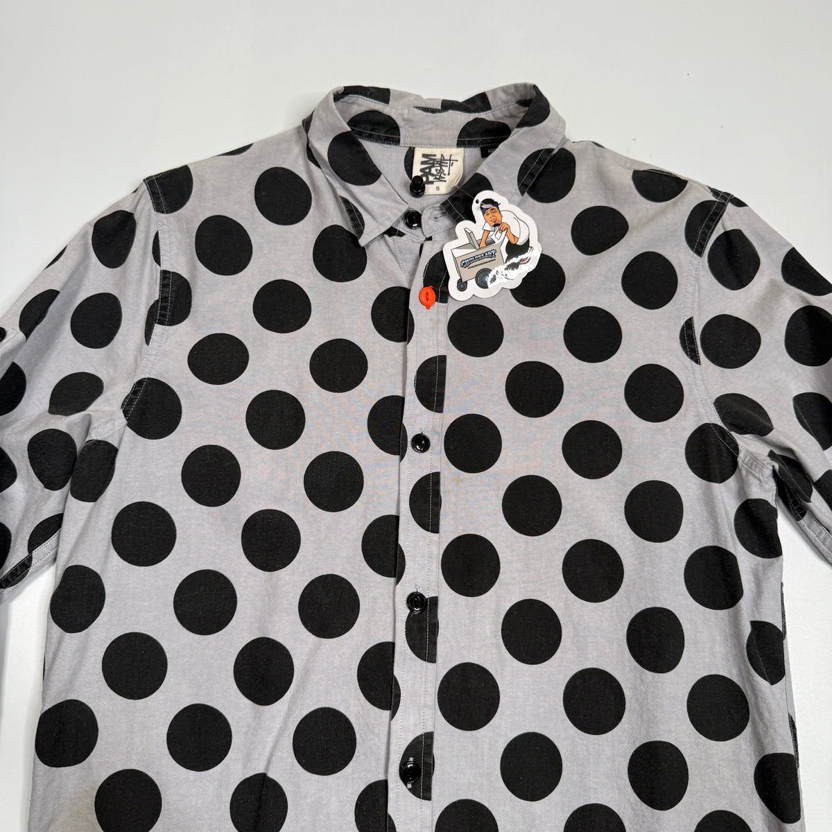 2011 Stussy Pam Polka Dot L/S Button Up S