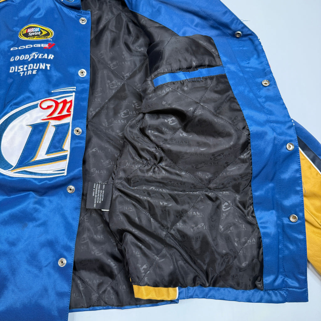 Y2K Chase Authentic Miller Lite NASCAR Jacket XL wmn