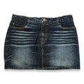 Y2K Rave R4R Denim Skirt 34" L
