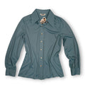VTG Rhodes Dagger Collar Button Up Blouse M