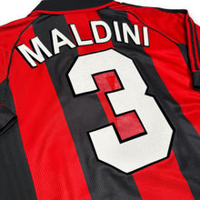 Load image into Gallery viewer, VTG 1998 Adidas AC Milan Maldini Jersey M/L
