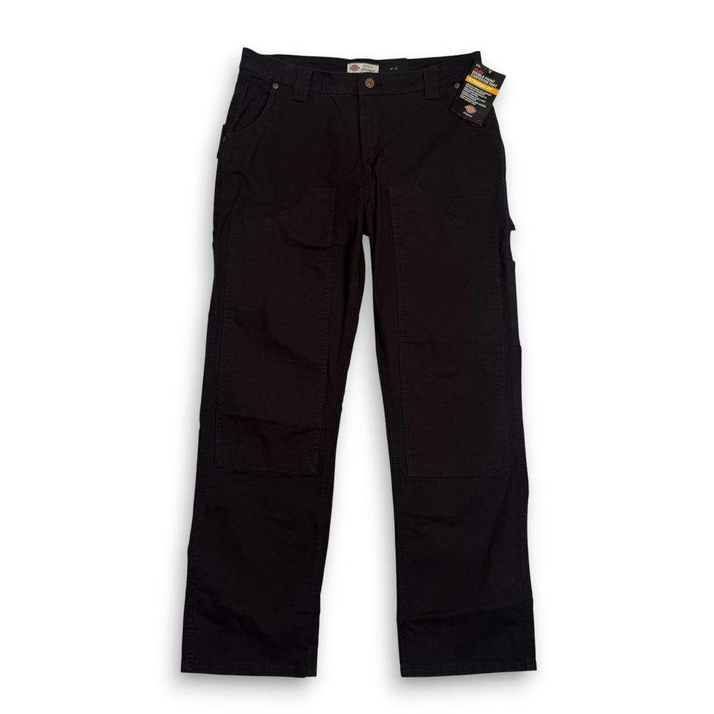 NWT Dickies Double Front Carpenter Straight Fit Pants 34" M/L Black