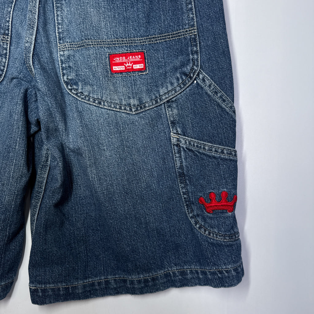 Y2K Jnco Utility Denim Shorts 29"