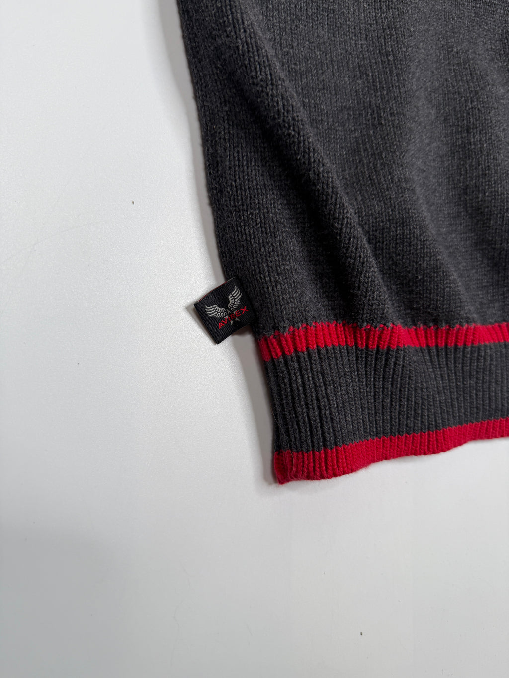 YwK Avirex Colorblock Knitted Sweatshirt 2XL