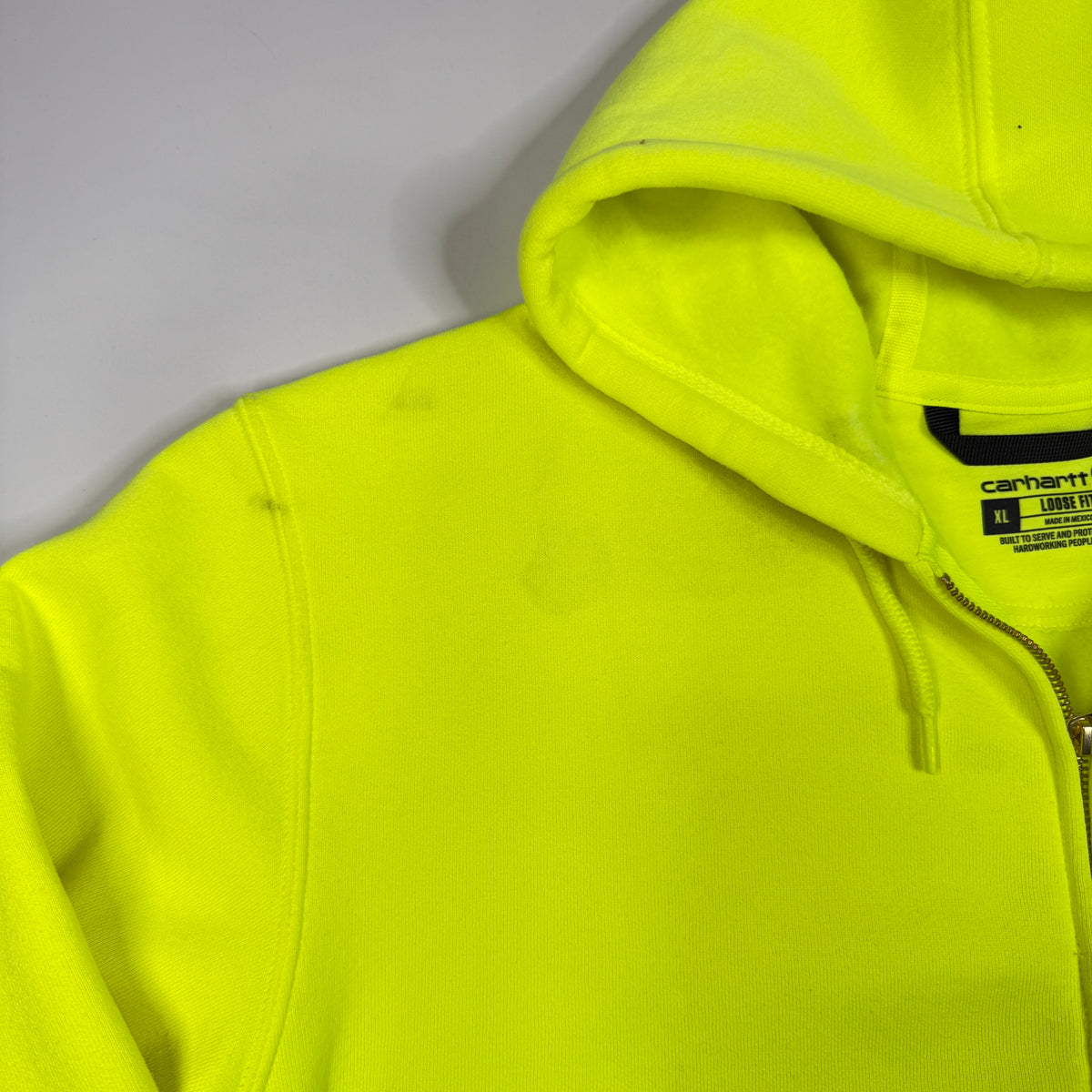 NWOT Carhartt Loose Fit Midweight Hoodie XL Bright Lime