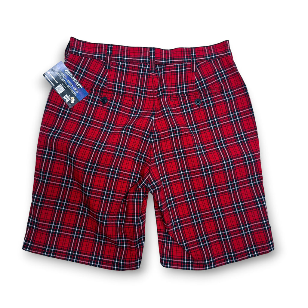 Y2K Polo Ralph Lauren Red Plaid Shorts S/28"