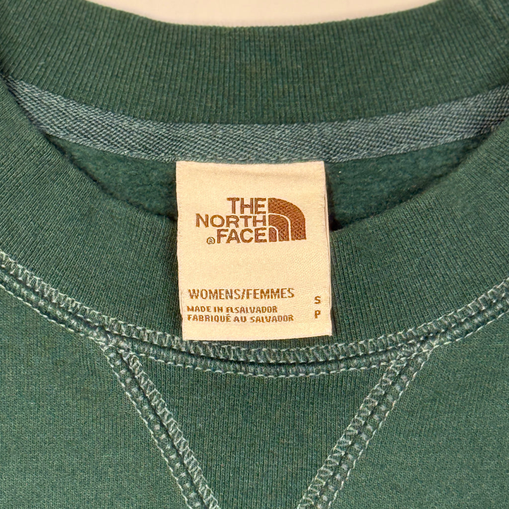North Face Sweatshirt S Forest Green