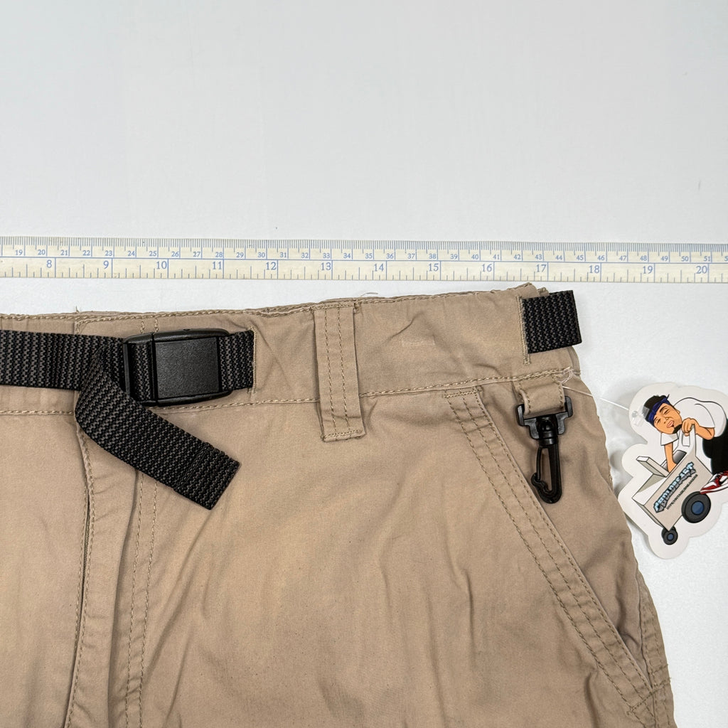 Y2K BC Clothink Outdoor Utility Shorts 34" Tan