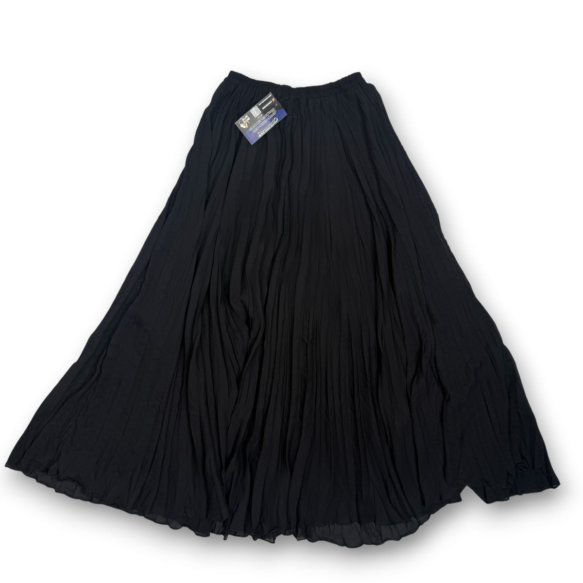 VTG Sheer Crinkle Broomstick Maxi Skirt XS/S