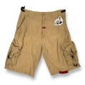 Y2K Side Out Utility Shorts 32" Khaki