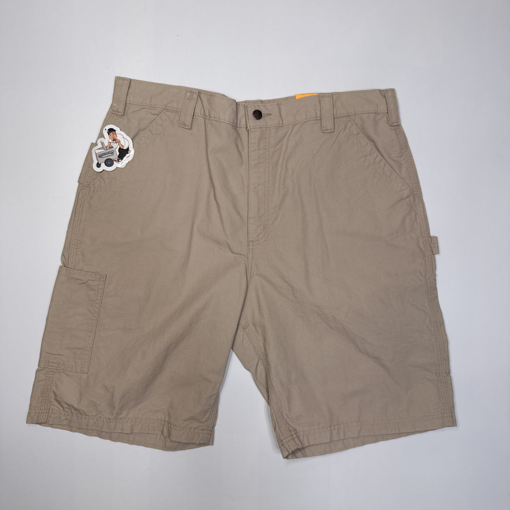 NWT Carhartt Loose Fit Canvas Utility Work Shorts 40" Tan
