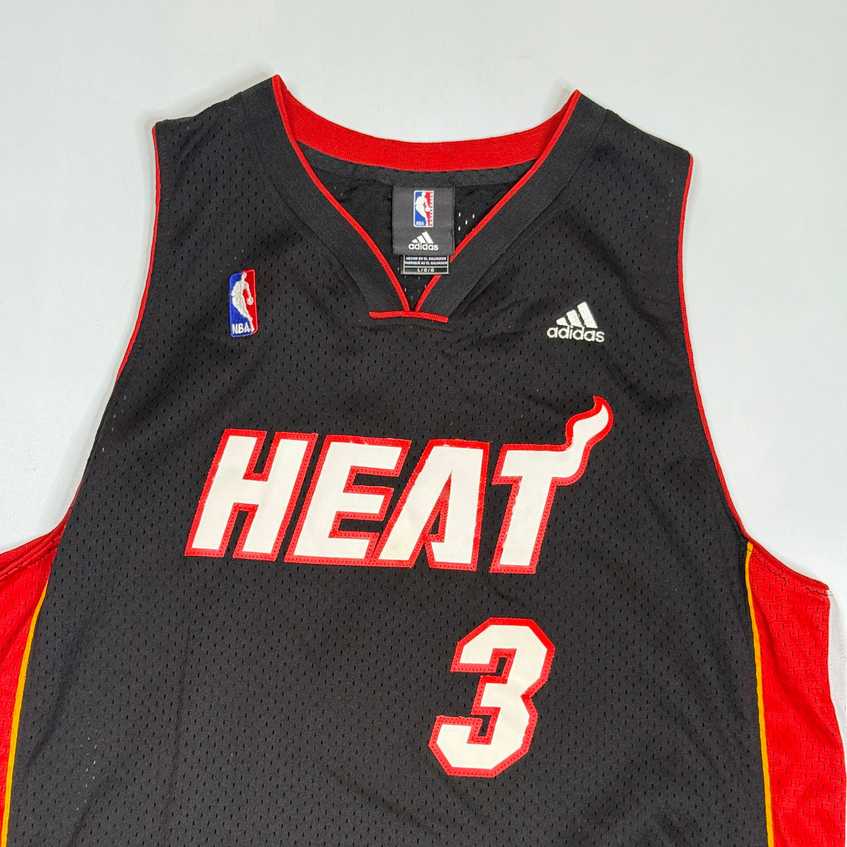 Adidas Miami Heat Wade Basketball Jersey L