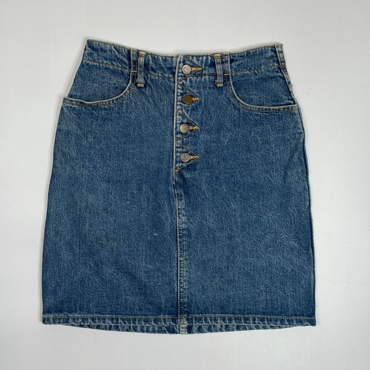 VTG Guess Denim Pencil Skirt 27" S