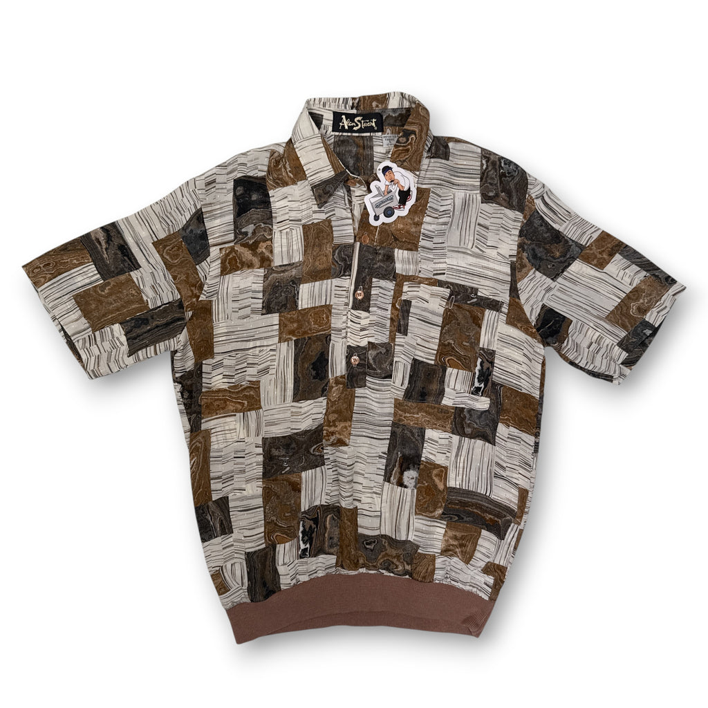 VTG Alan Stuart Polo Button Shirt S