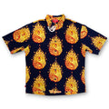Y2K Jnco Fire Peace Button Up XL