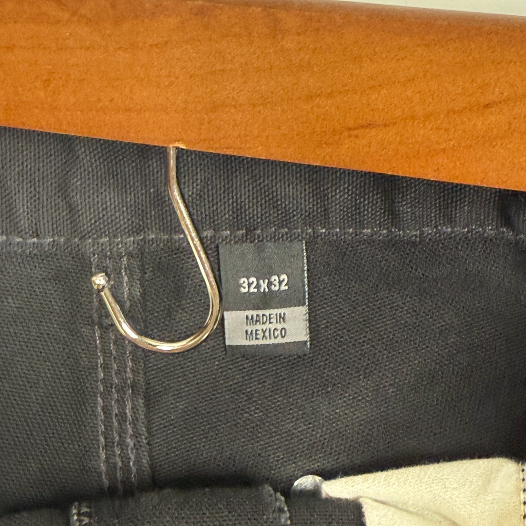 NWT Carhartt Iconic B01 Firm Duck Double Front Loose Fit Work Pants 32" Black