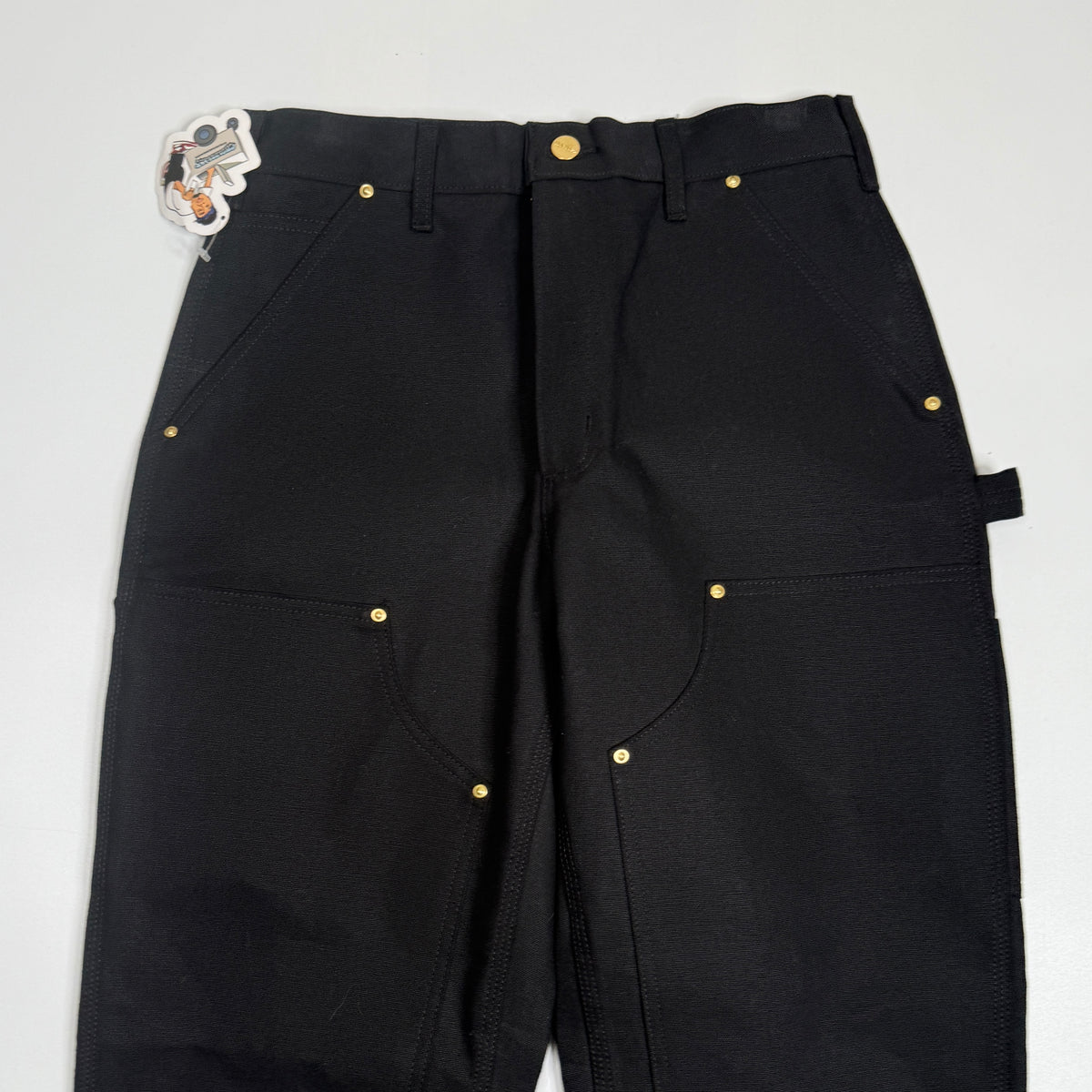 NWT Carhartt Iconic B01 Firm Duck Double Front Loose Fit Work Pants 30" Black